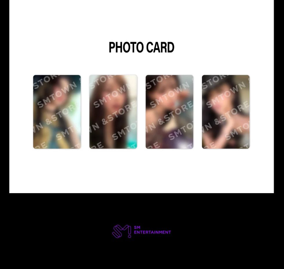 AESPA - RANDOM TRADING CARD SET (RICH MAN POP UP OFFICIAL MD) Nolae