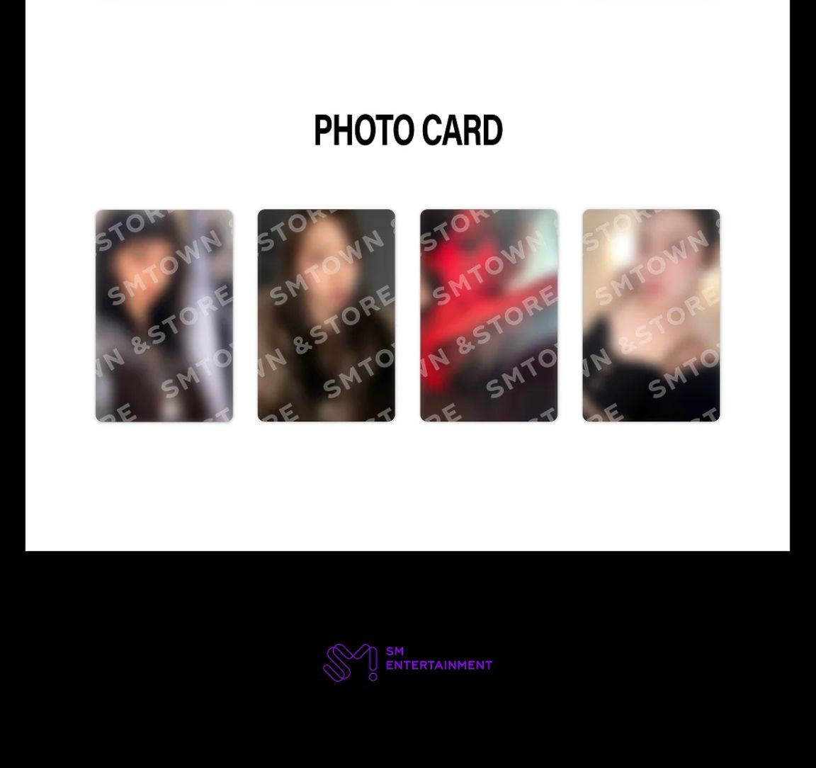 AESPA - RANDOM TRADING CARD SET (RICH MAN POP UP OFFICIAL MD) Nolae
