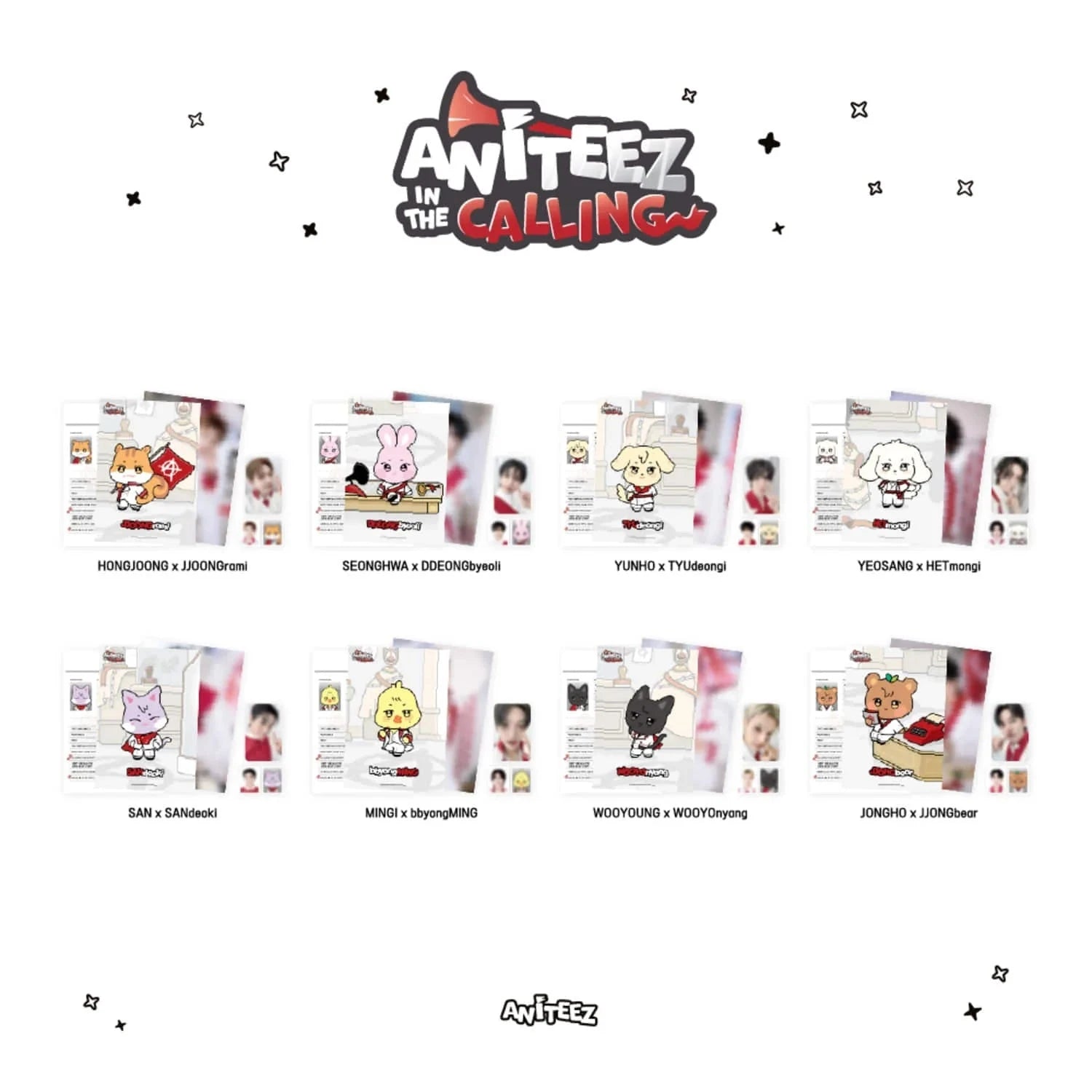 ATEEZ - ANITEEZ IN THE CALLING OFFICIAL MD 4 Nolae
