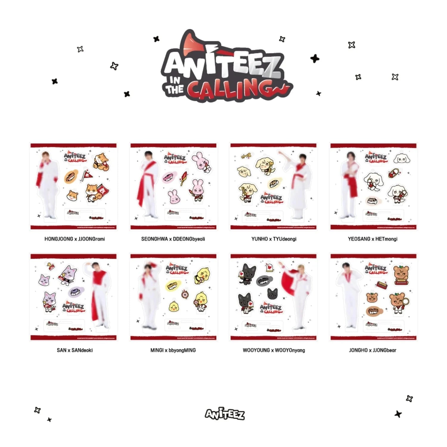 ATEEZ - ANITEEZ IN THE CALLING OFFICIAL MD 4 Nolae