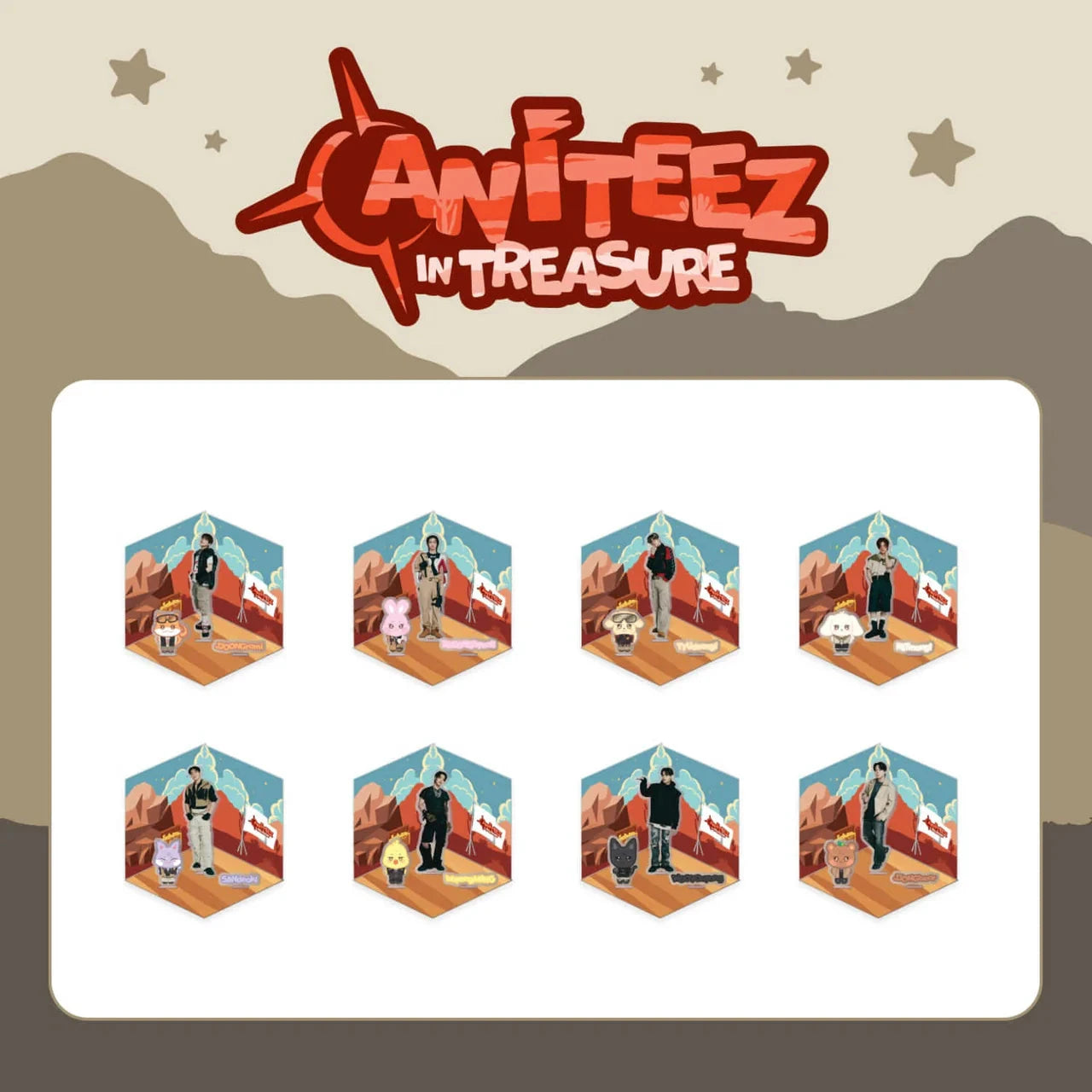 ATEEZ - ANITEEZ IN TREASURE OFFICIAL MD 1 Nolae