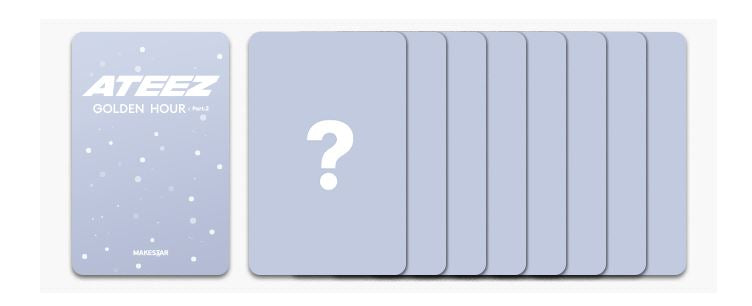 ATEEZ - GOLDEN HOUR: PART.2 (POCA ALBUM) + Makestar Fansign Photocard Nolae