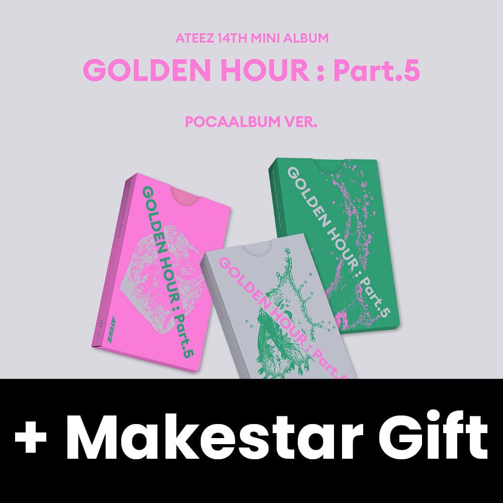 ATEEZ - GOLDEN HOUR : PART.5 (POCA ALBUM VER.) + Makestar Gift