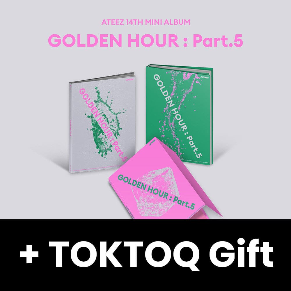 ATEEZ - GOLDEN HOUR : PART.5 SET + TOKTOQ Gift