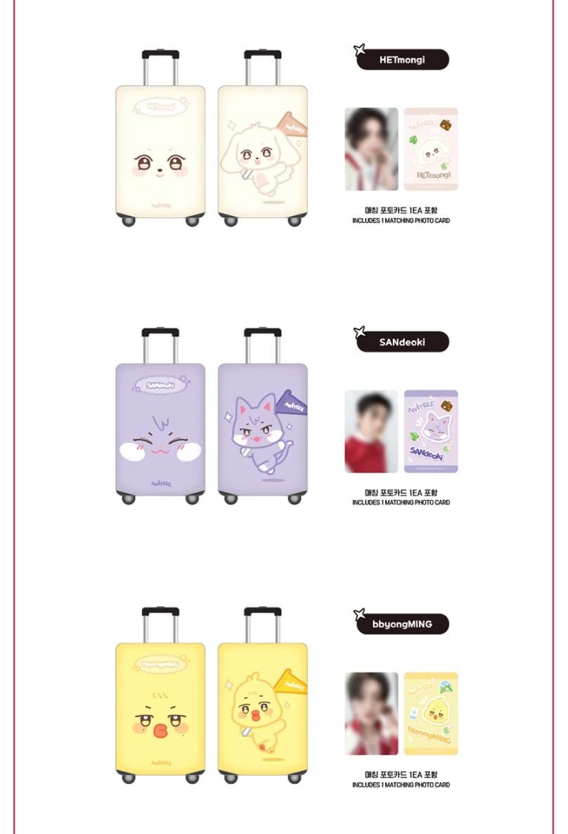 ATEEZ - LUGGAGE COVER (ANITEEZ IN THE CALLING OFFICIAL MD) Nolae