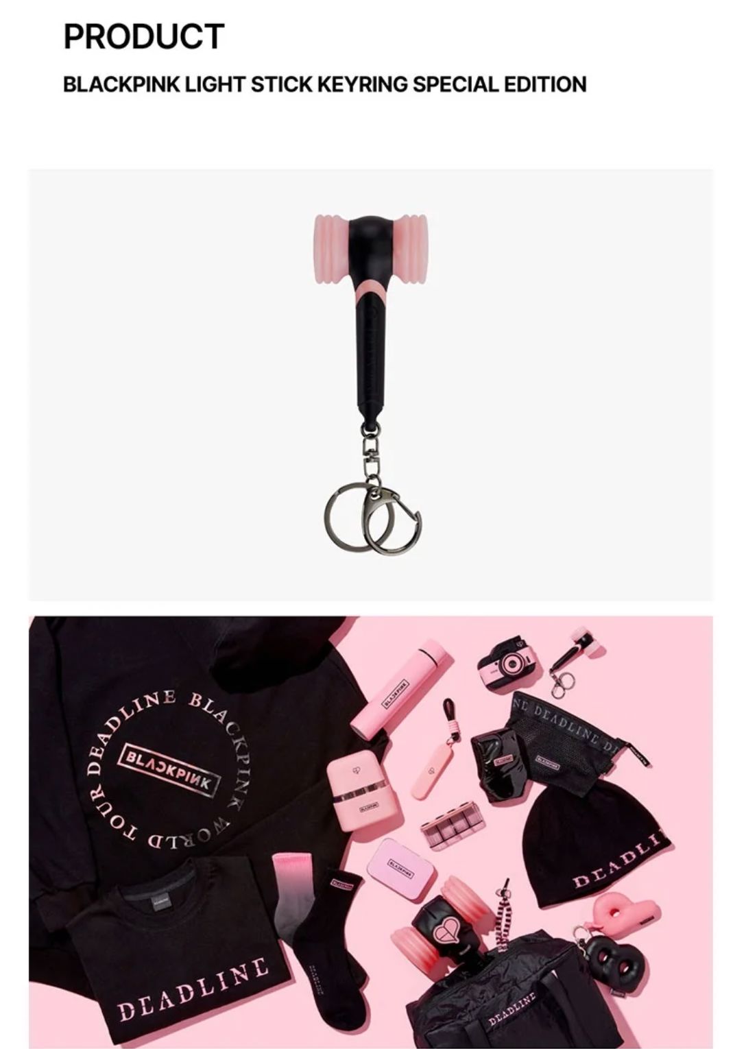 BLACKPINK - LIGHT STICK KEYRING SPECIAL EDITION Nolae