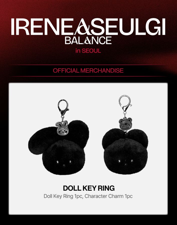 IRENE & SEULGI (RED VELVET) - DOLL KEY RING SET (CONCERT TOUR 'BALANCE' MD) Nolae