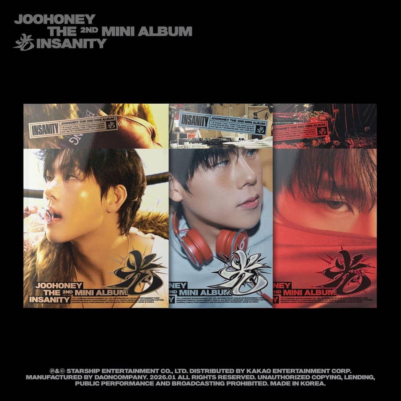 JOOHONEY (MONSTA X) - 光 (INSANITY) Nolae