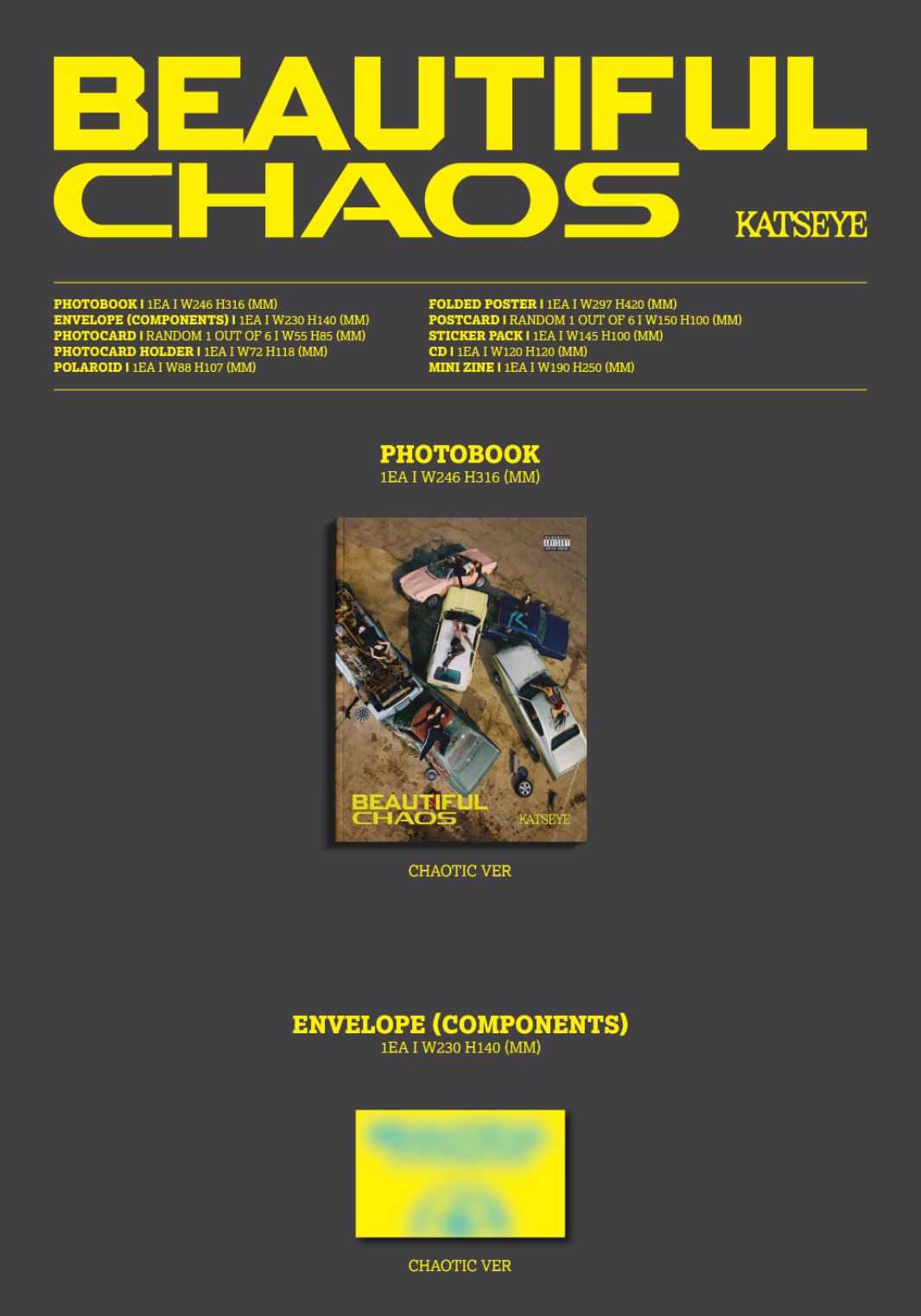 KATSEYE - BEAUTIFUL CHAOS Nolae