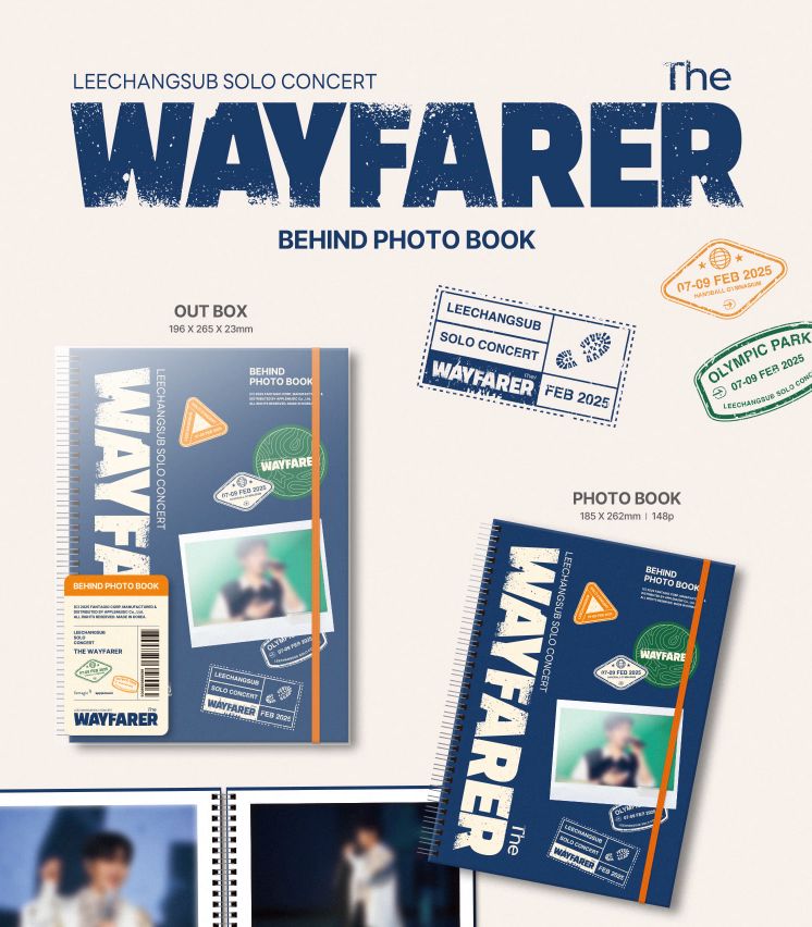 LEE CHANGSUB (BTOB) - SOLO CONCERT 'THE WAYFARER' BEHIND PHOTO BOOK Nolae