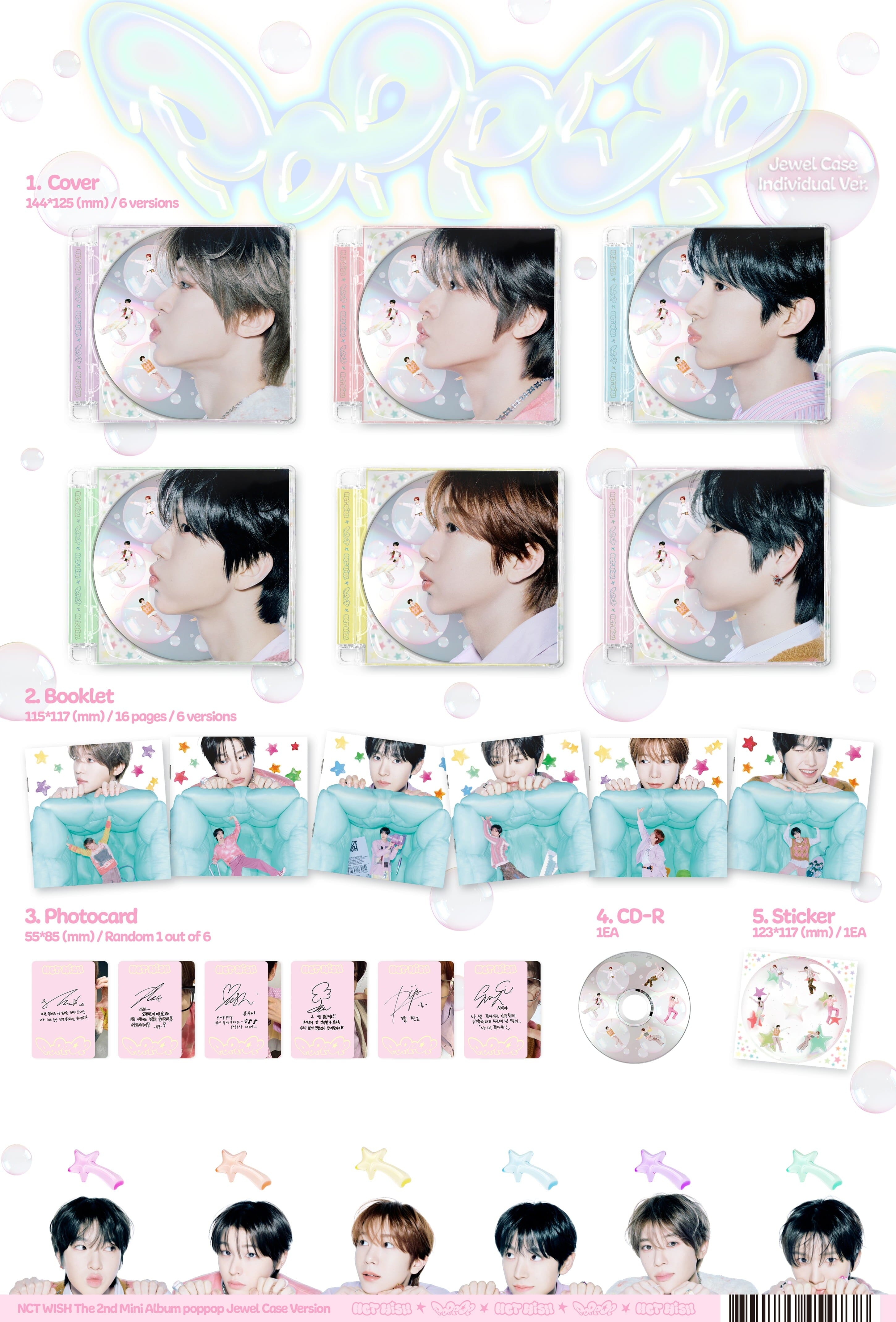 NCT WISH - POPPOP (JEWEL CASE VER.) Nolae