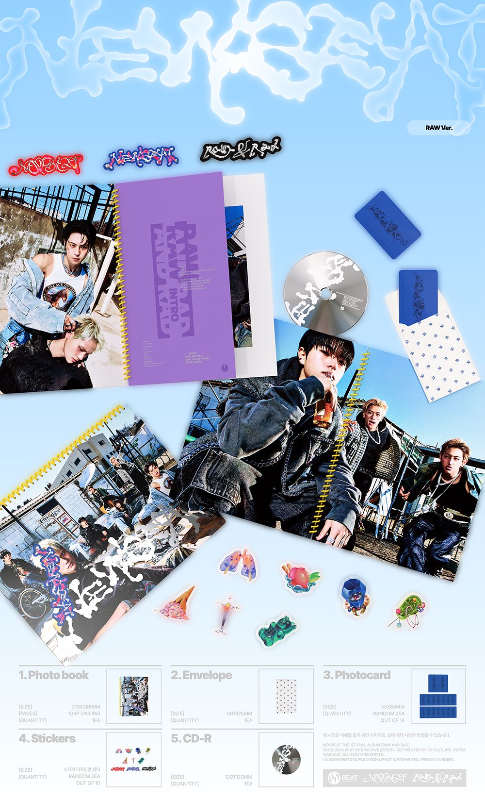 NEWBEAT - RAW AND RAD (PHOTOBOOK) Nolae