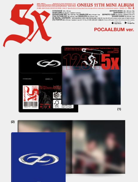 ONEUS - 5X (POCA ALBUM VER.) Nolae