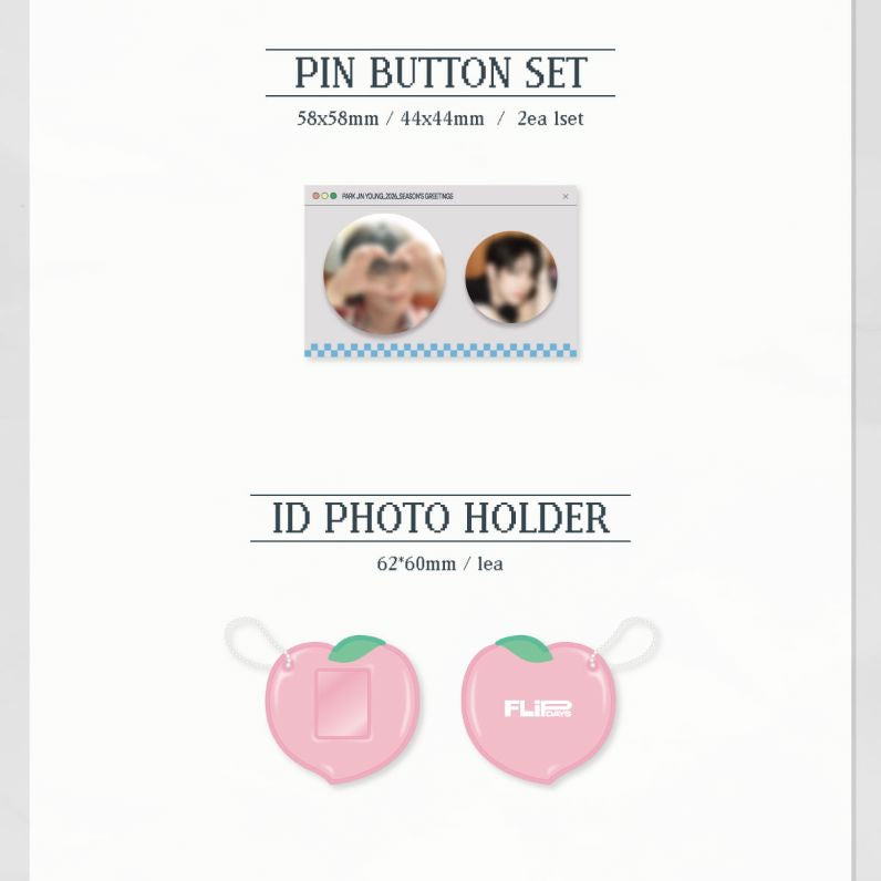 PARK JIN YOUNG (GOT7) - 2026 SEASON'S GREETINGS (FLIP DAYS) + Extra Photocard Nolae