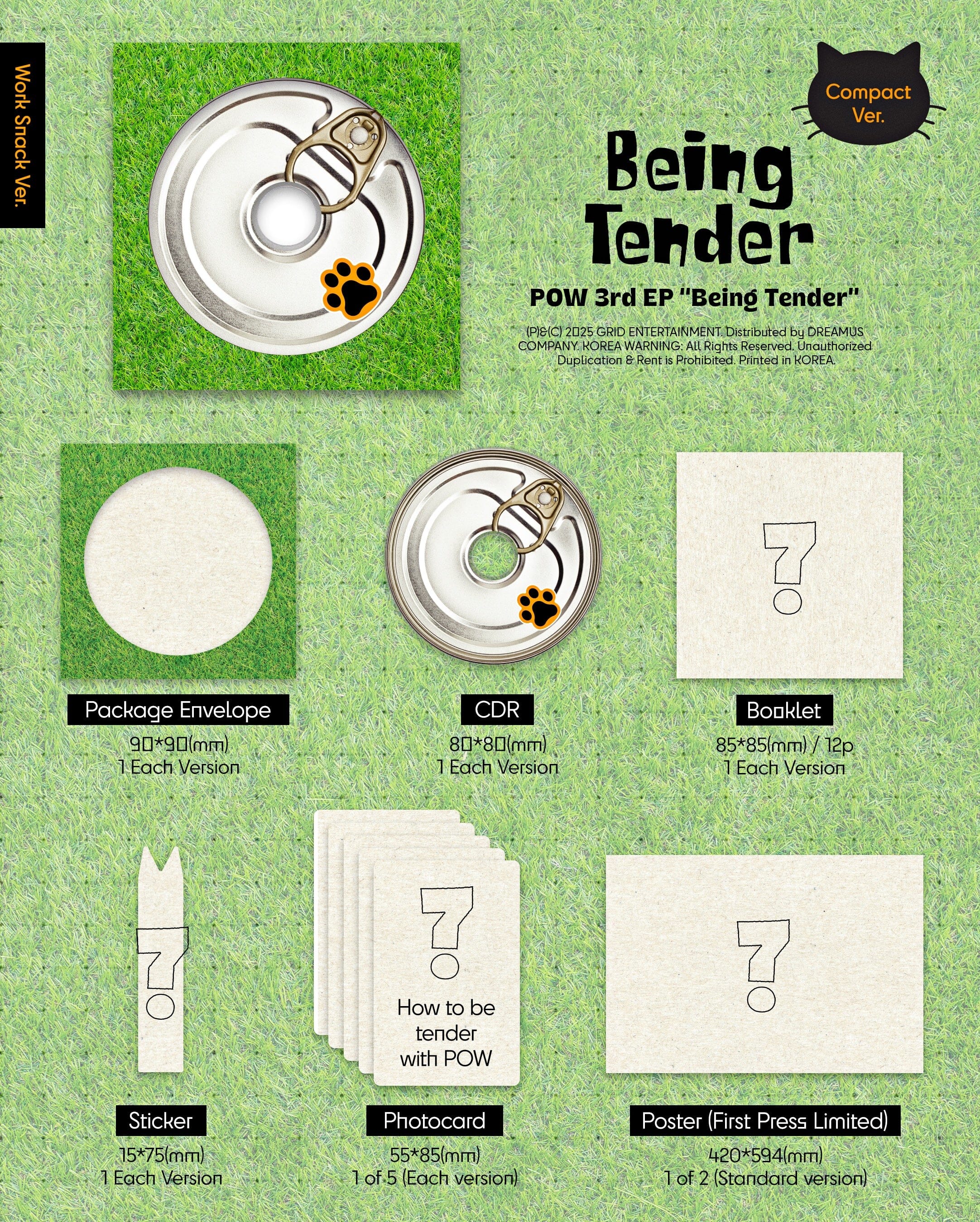 POW - BEING TENDER (COMPACT VER.) Nolae