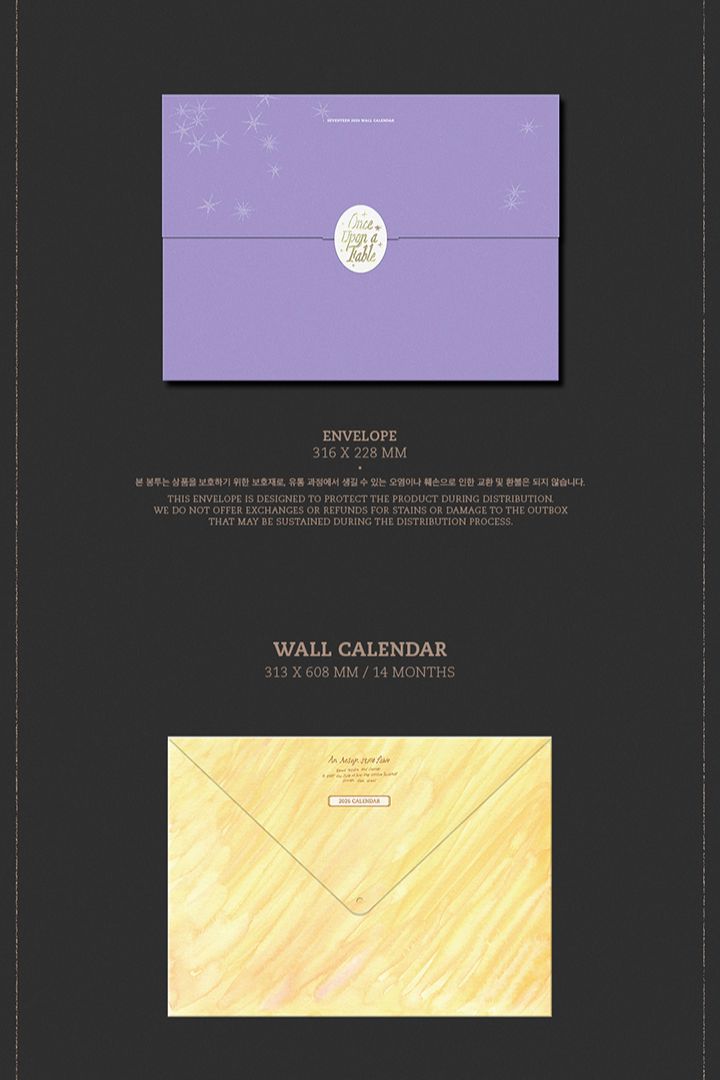 SEVENTEEN - 2026 SEASON'S GREETINGS & WALL CALENDAR SET + POB WEVERSE GIFT Nolae