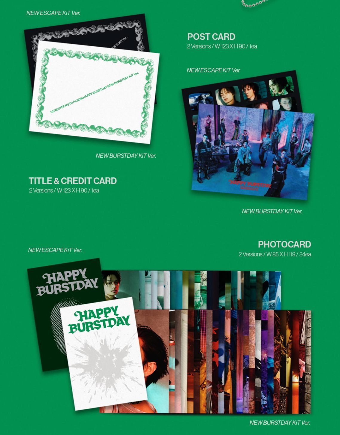 SEVENTEEN - HAPPY BURSTDAY (KIT VER.) Nolae