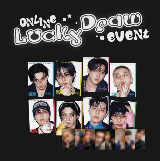 STRAY KIDS - KARMA (ACCORDION VER.) + Fans Lucky Draw Event Photocard Nolae