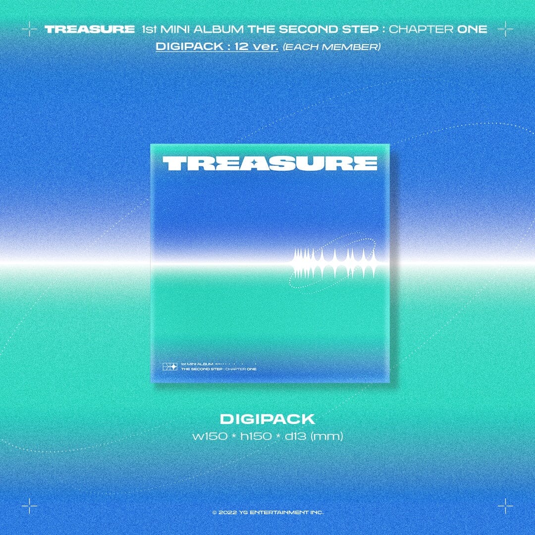 TREASURE - THE SECOND STEP : CHAPTER ONE (1st Mini Album DIGIPACK) Nolae