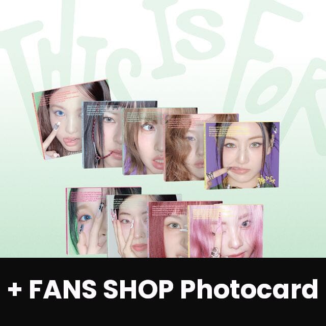 TWICE - THIS IS FOR (DIGIPACK VER.) + FANS SHOP Photocard Nolae