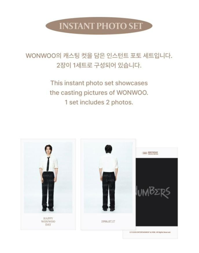 WONWOO (SEVENTEEN) - HAPPY WONWOO DAY BIRTHDAY BOX VER.4 Nolae