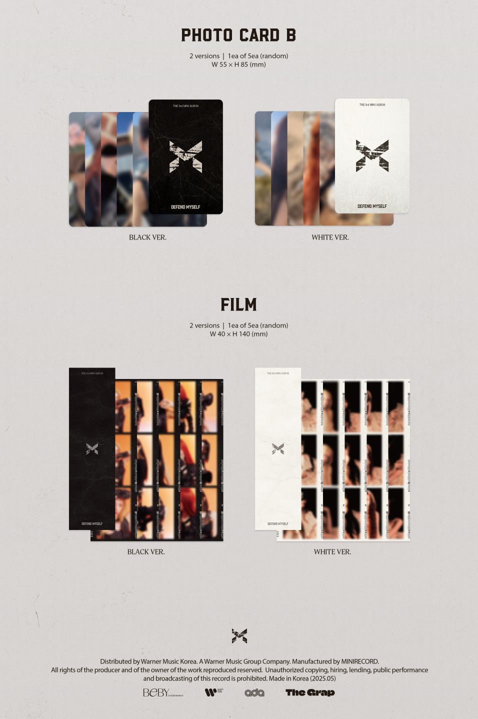 X:IN - DEFEND MYSELF (3RD MINI ALBUM) Nolae