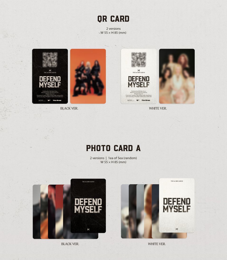 X:IN - DEFEND MYSELF (3RD MINI ALBUM) Nolae