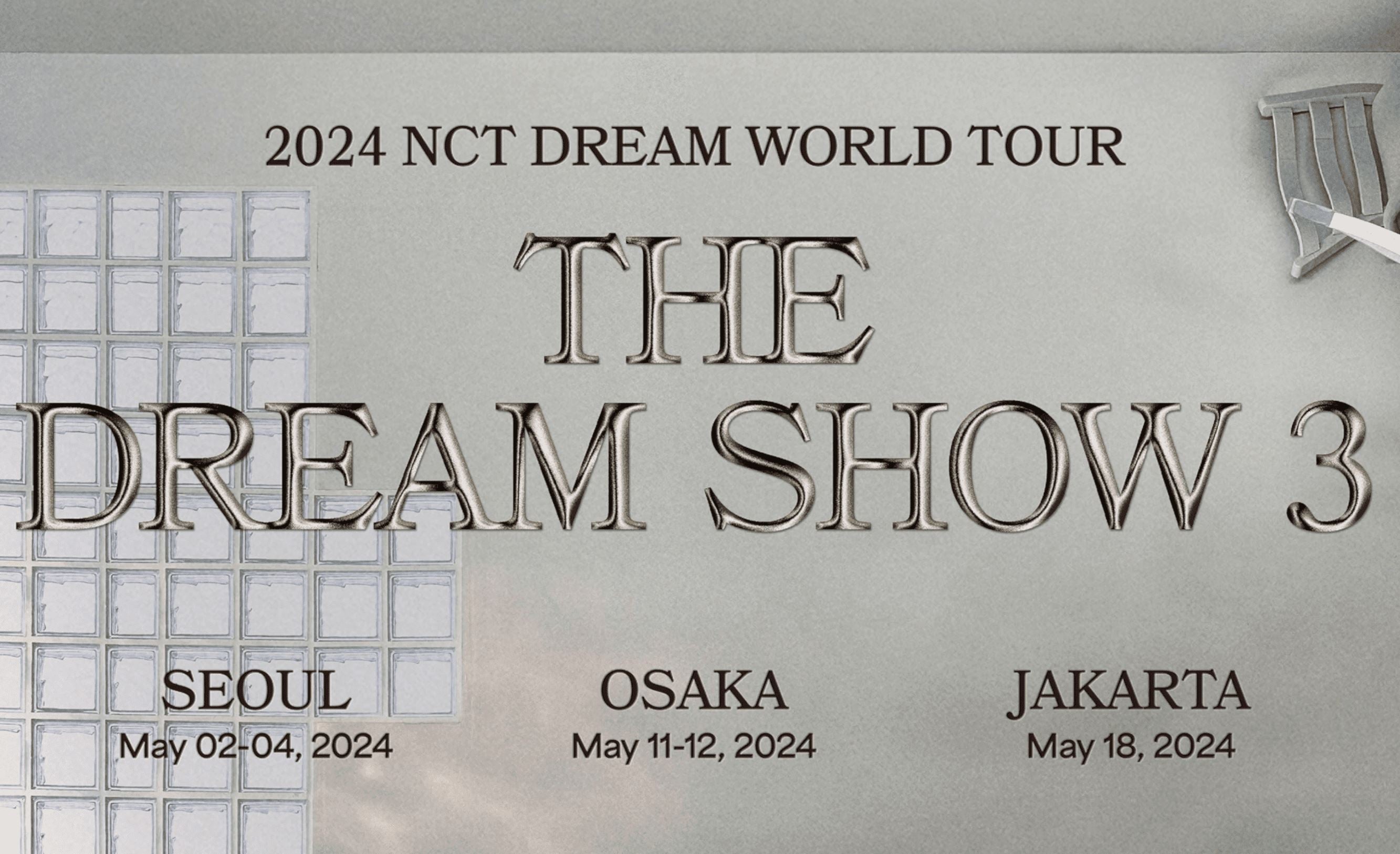 Im Mai beginnt die 2024 World Tour von NCT Dream: THE DREAM SHOW 3!