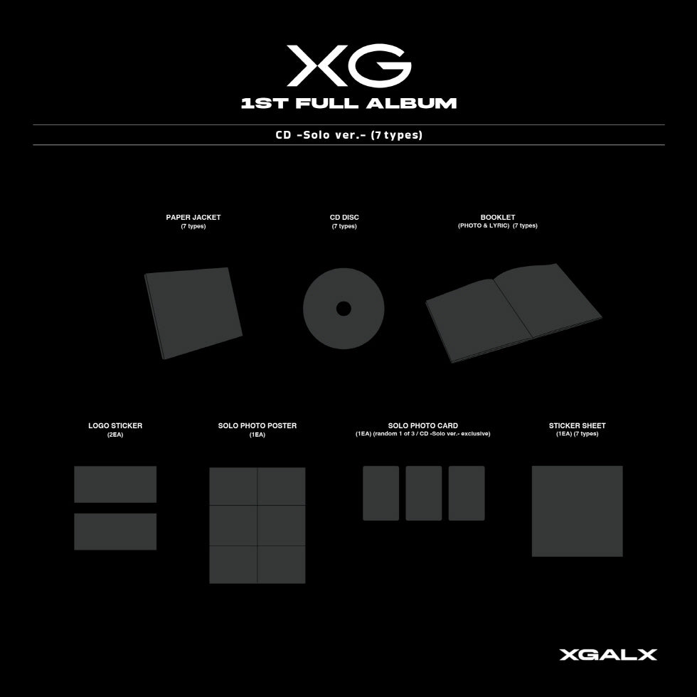XG - XGALX (1ST FULL ALBUM) (SOLO VER.)