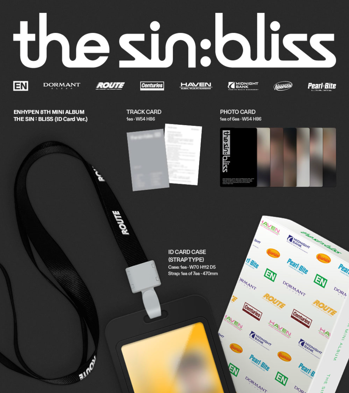 ENHYPEN - THE SIN: BLISS (ID CARD VER.)