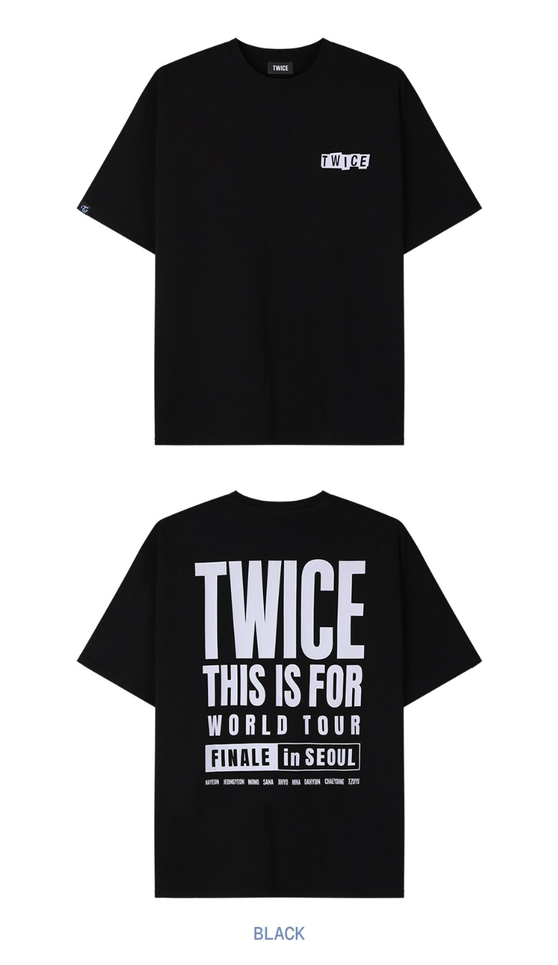 TWICE - T-SHIRT (2026 THIS IS FOR WORLD TOUR FINALE IN SEOUL MD)