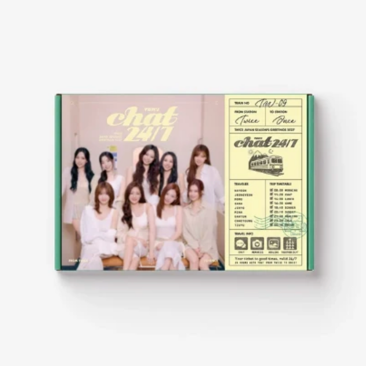 TWICE - 2027 JAPAN SEASON'S GREETINGS (CHAT 24/7) + JYP SHOP Gift