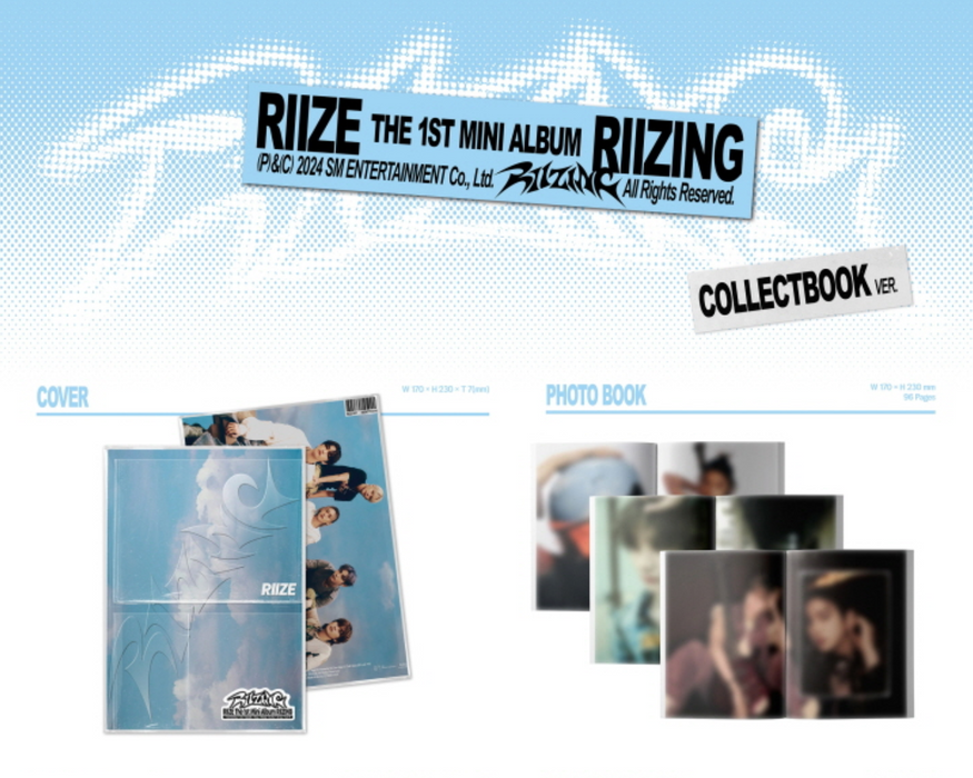 RIIZE - RIIZING (1ST MINI ALBUM) COLLECT BOOK VER. + Extra Photocard