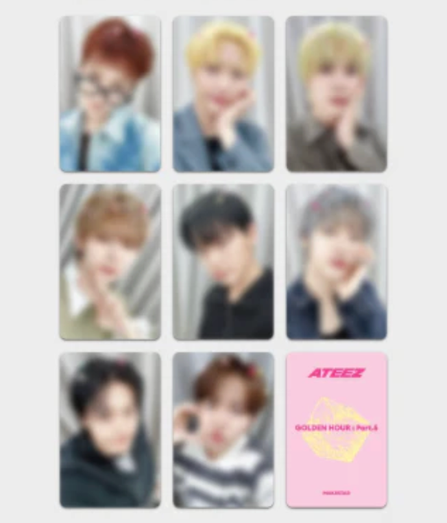 ATEEZ - GOLDEN HOUR : PART.5 (POCA ALBUM VER.) + Makestar Lucky Draw Gift