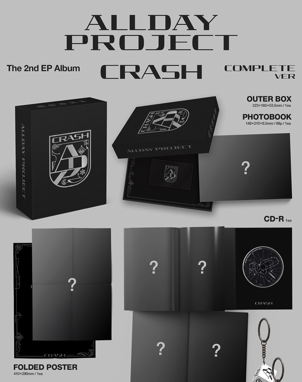 ALLDAY PROJECT - CRASH (COMPLETE VER.) + Weverse Lucky Draw Gift