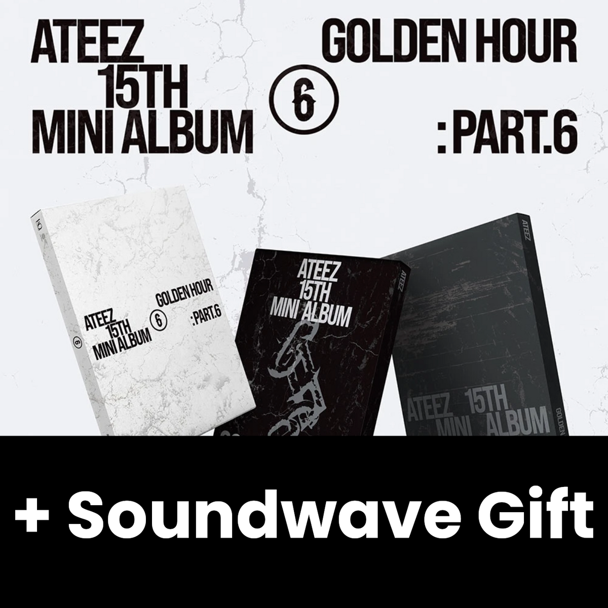 ATEEZ - GOLDEN HOUR : PART.6 SET + Soundwave Gift