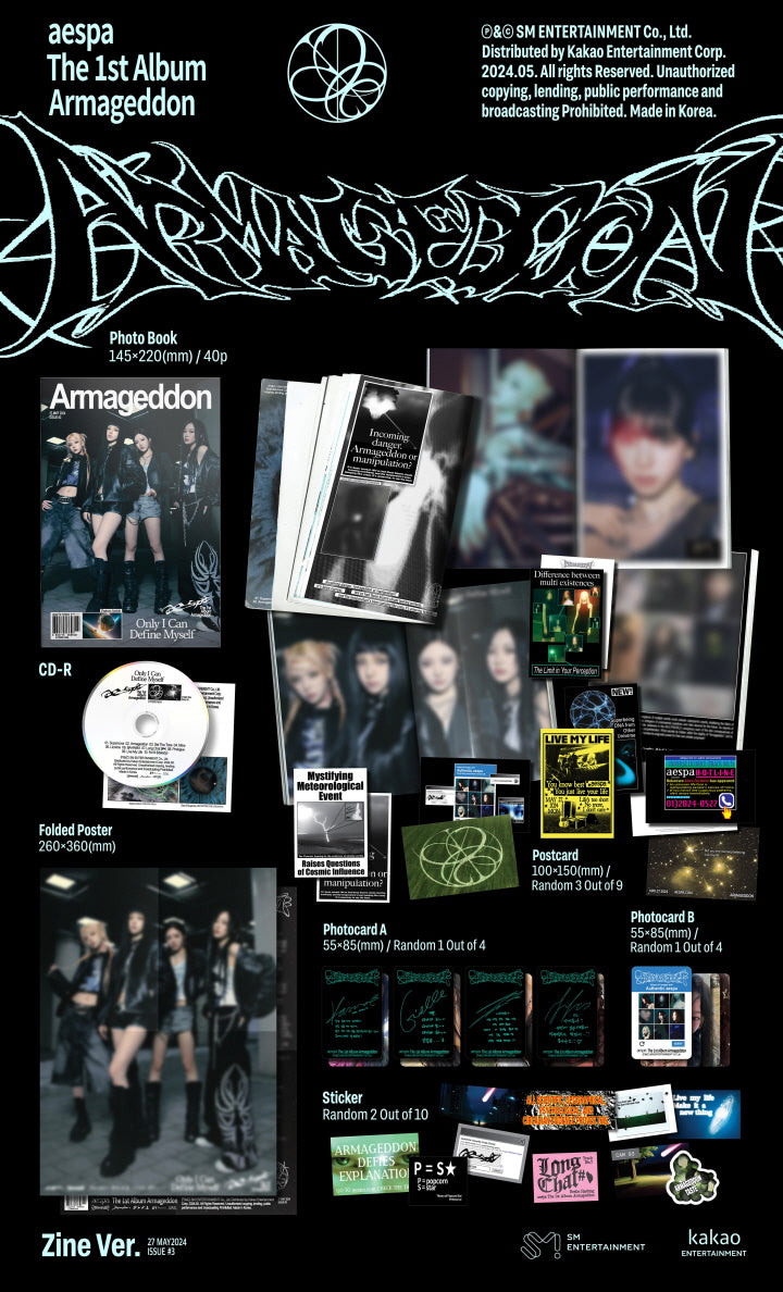 AESPA - ARMAGEDDON (THE 1ST ALBUM) ZINE VER.