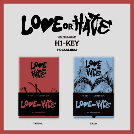H1-KEY - LOVE OR HATE (3RD MINI ALBUM) POCA ALBUM