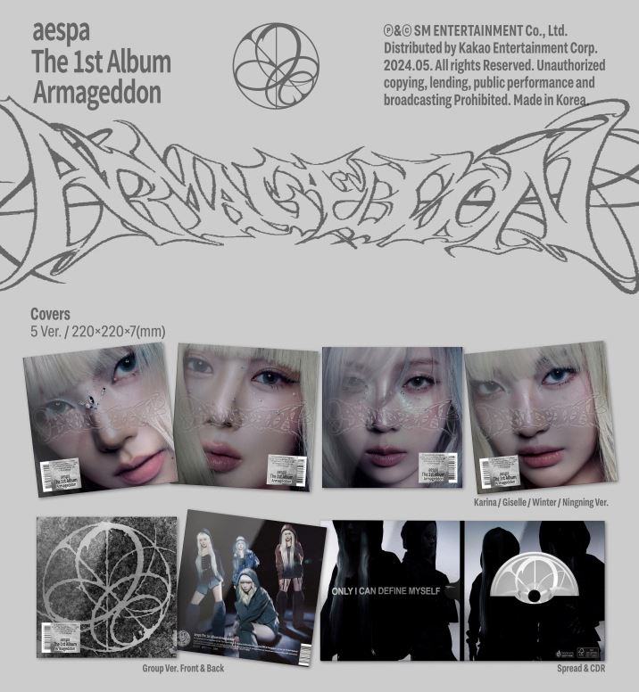 AESPA - ARMAGEDDON (THE 1ST ALBUM) MY POWER VER. LUCKY DRAW Nolae