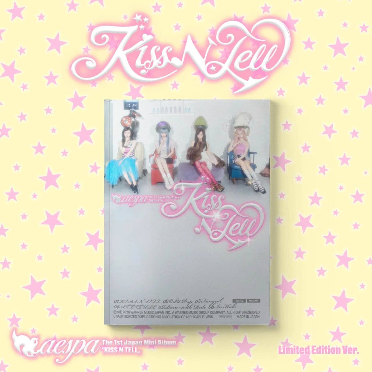 AESPA - KISS N TELL (THE 1ST JAPAN MINI ALBUM) Nolae