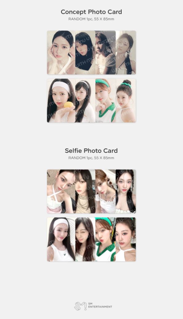 AESPA - RANDOM TRADING CARD SET (2024 SEASON'S GREETINGS OFFICIAL MD) Nolae