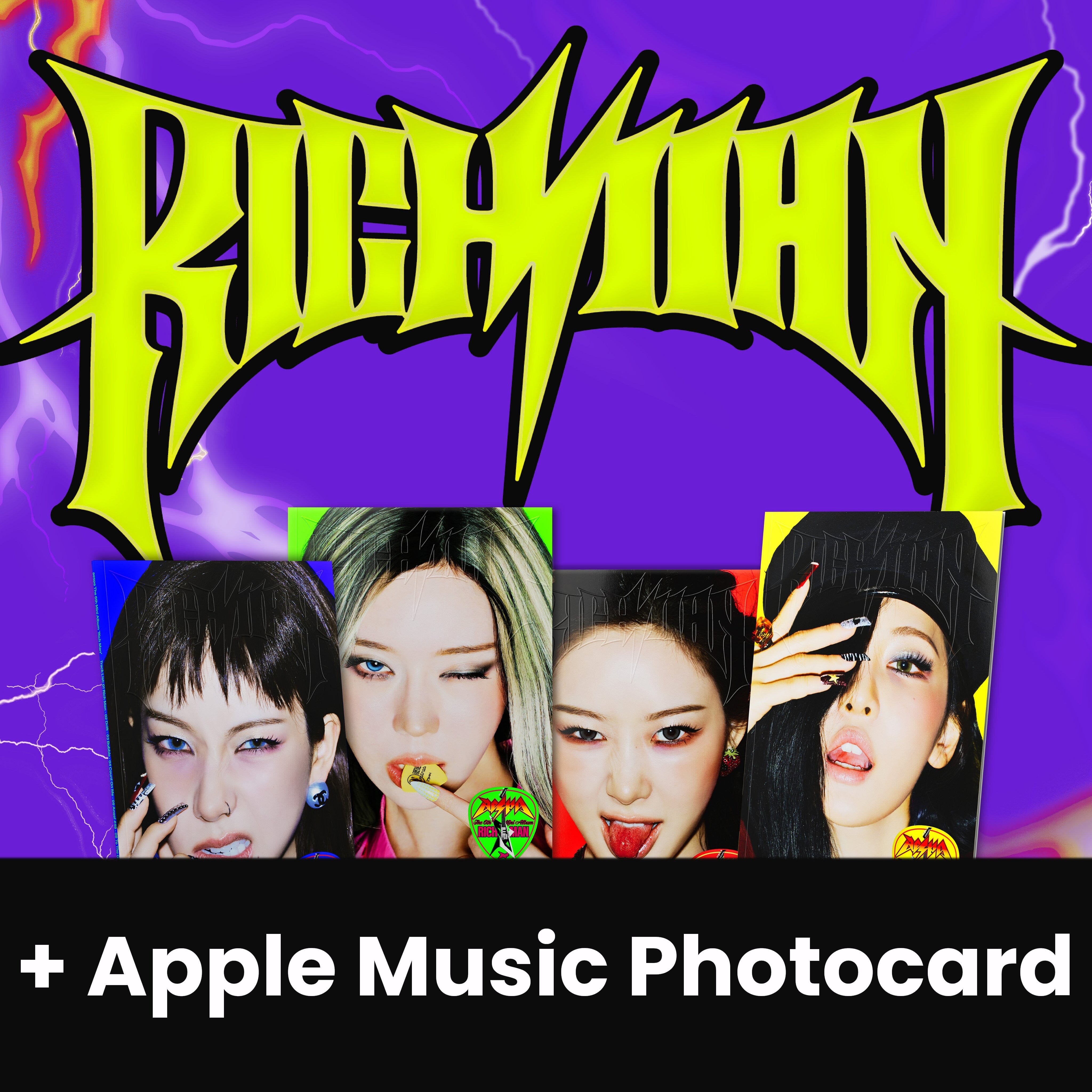 AESPA - RICH MAN (ENERGY VER.) + Apple Music Photocard Nolae