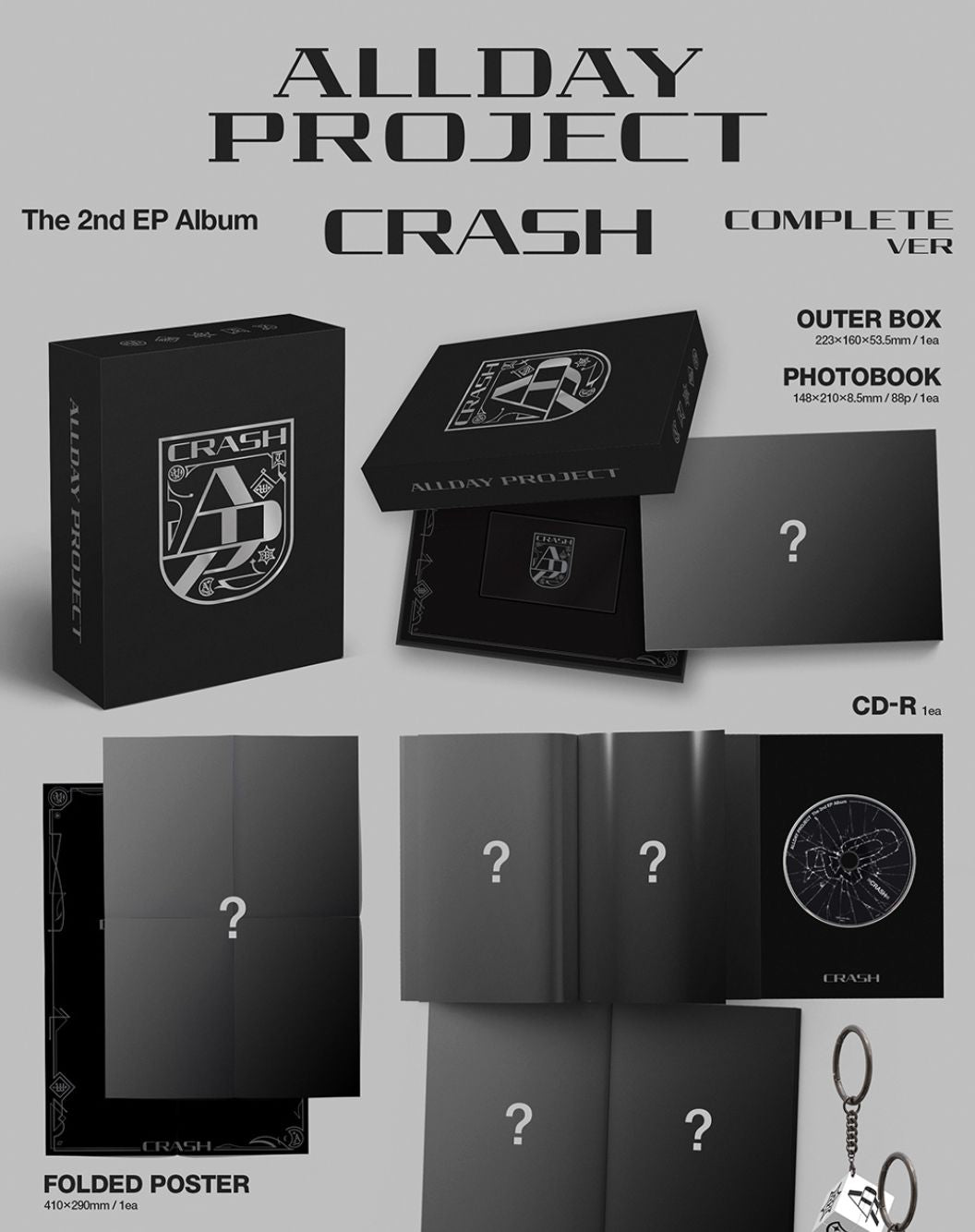 ALLDAY PROJECT - CRASH (COMPLETE VER.) + Weverse Lucky Draw Gift Nolae