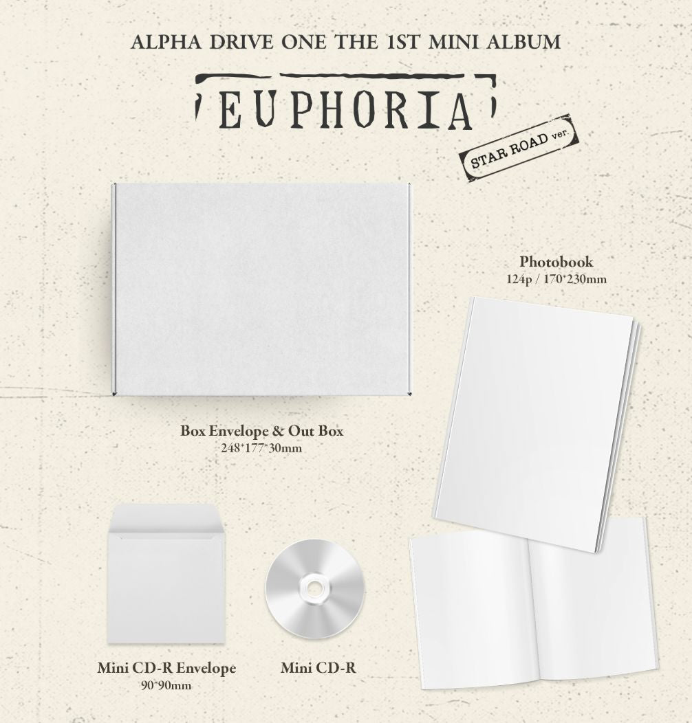 ALPHA DRIVE ONE - EUPHORIA (STAR ROAD VER.) + Apple Music Photocard Nolae