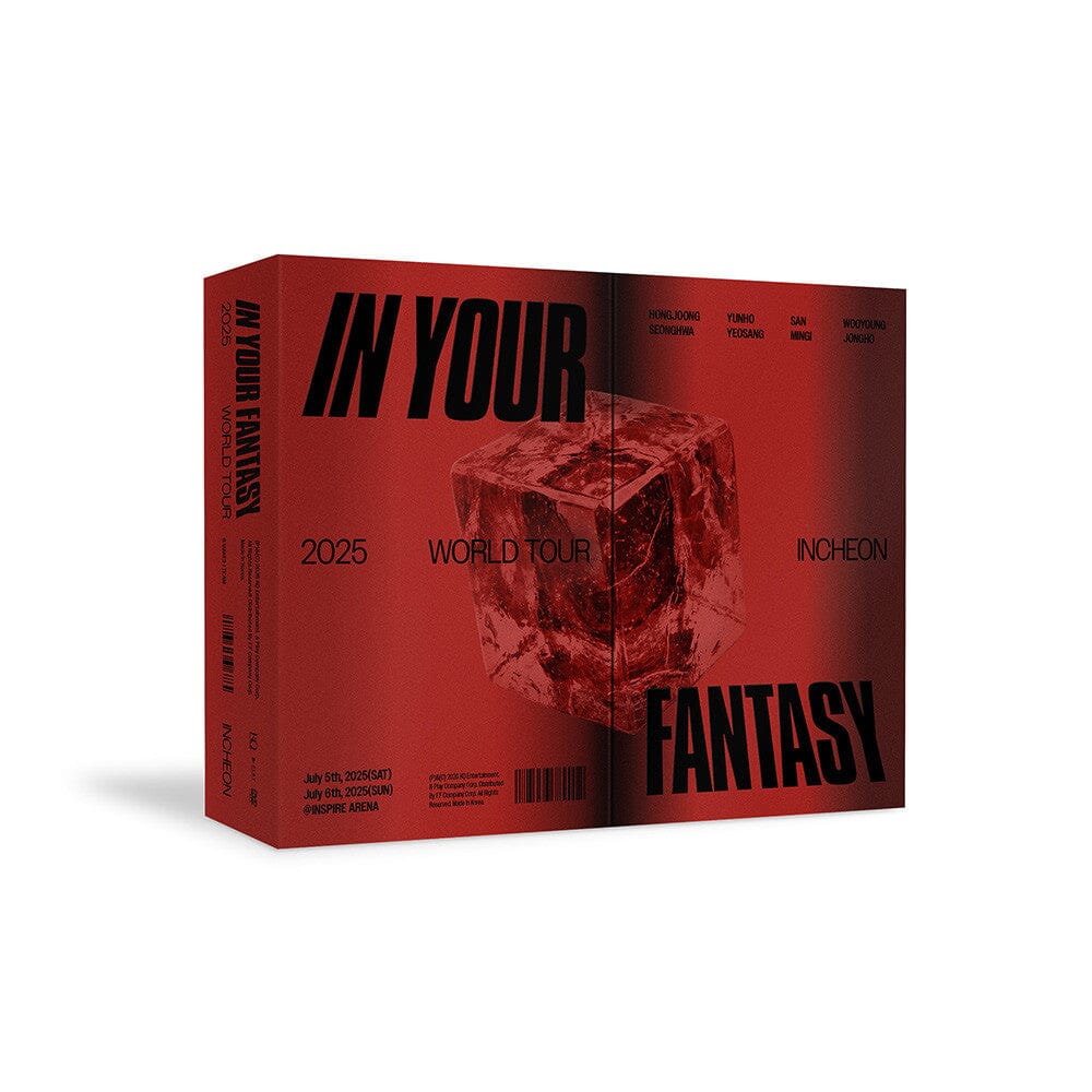 ATEEZ - 2025 WORLD TOUR 'IN YOUR FANTASY' IN INCHEON (DVD & PLAY CODE) + Extra Photocard Nolae