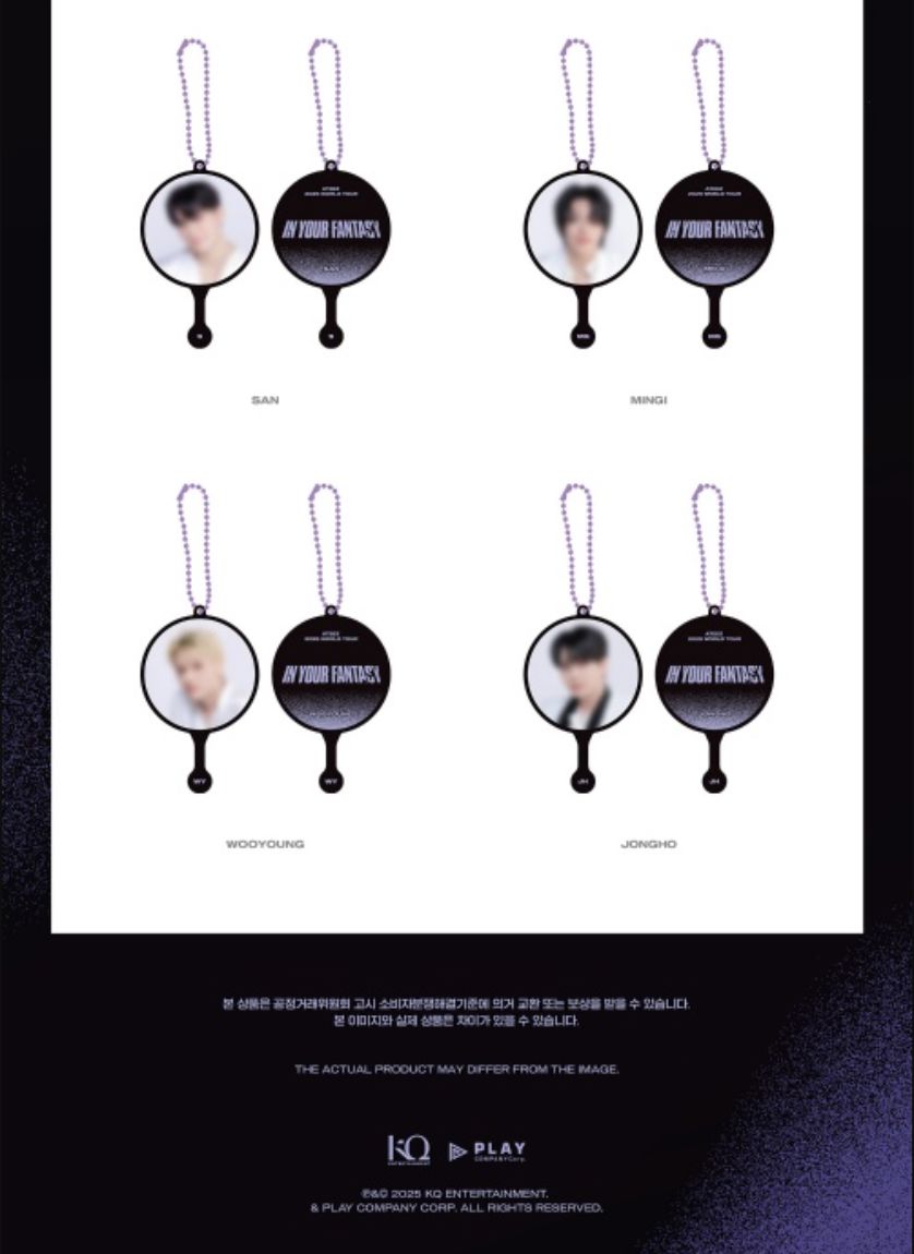 ATEEZ - 2025 WORLD TOUR 'IN YOUR FANTASY' IN INCHEON OFFICIAL MD