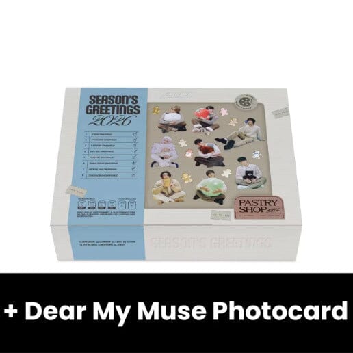 ATEEZ - 2026 SEASON'S GREETINGS (PASTRY SHOP) + Dear My Muse Photocard Nolae