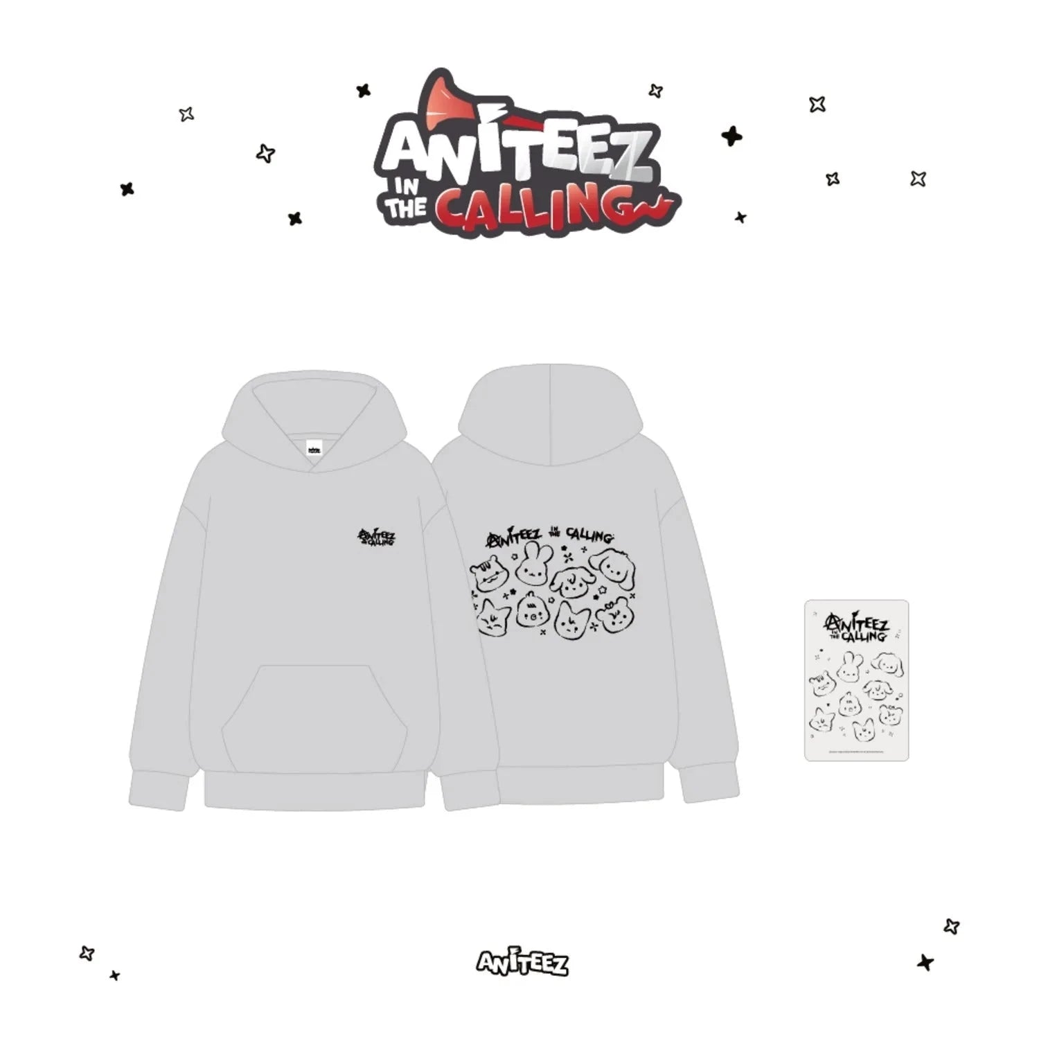 ATEEZ - CLOTHES & BAGS (ANITEEZ IN THE CALLING OFFICIAL MD) Nolae