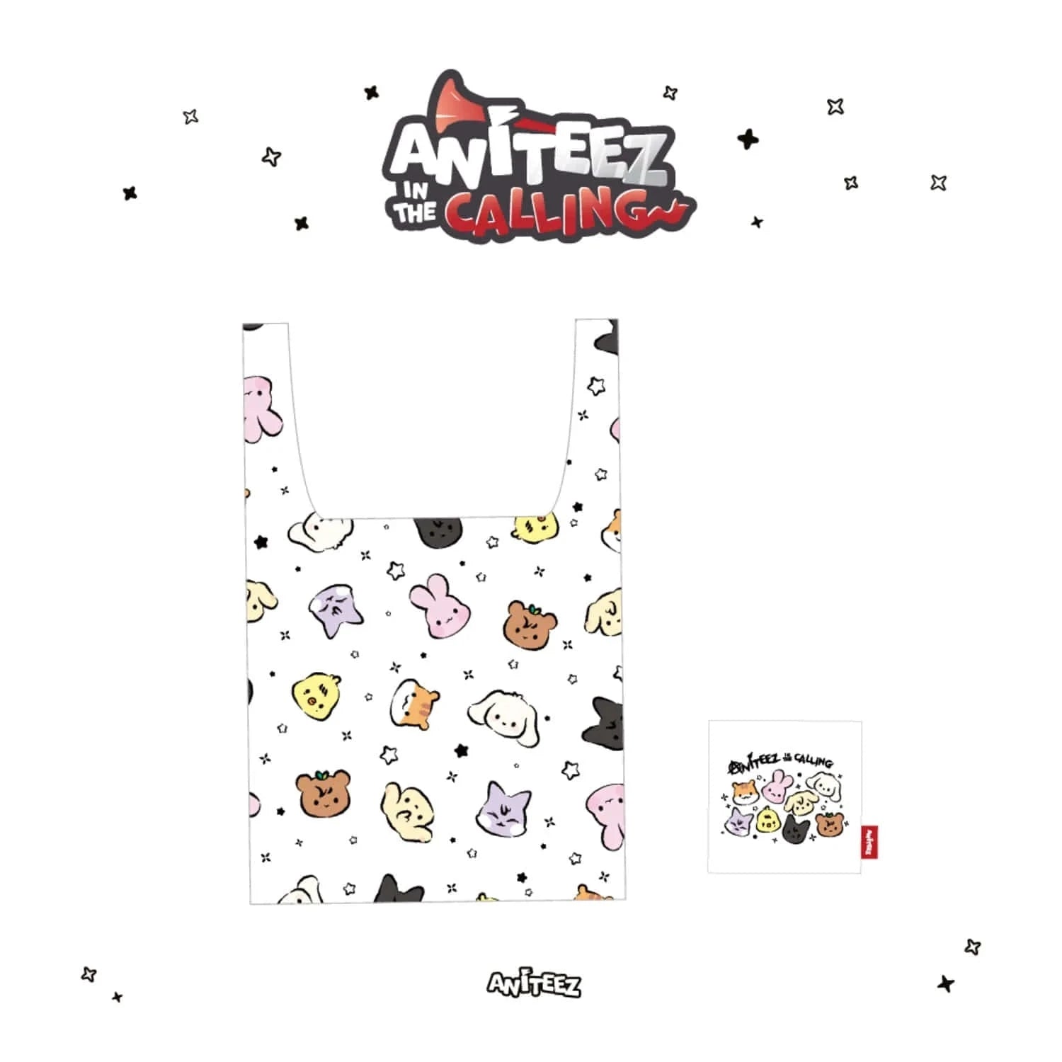 ATEEZ - CLOTHES & BAGS (ANITEEZ IN THE CALLING OFFICIAL MD) Nolae