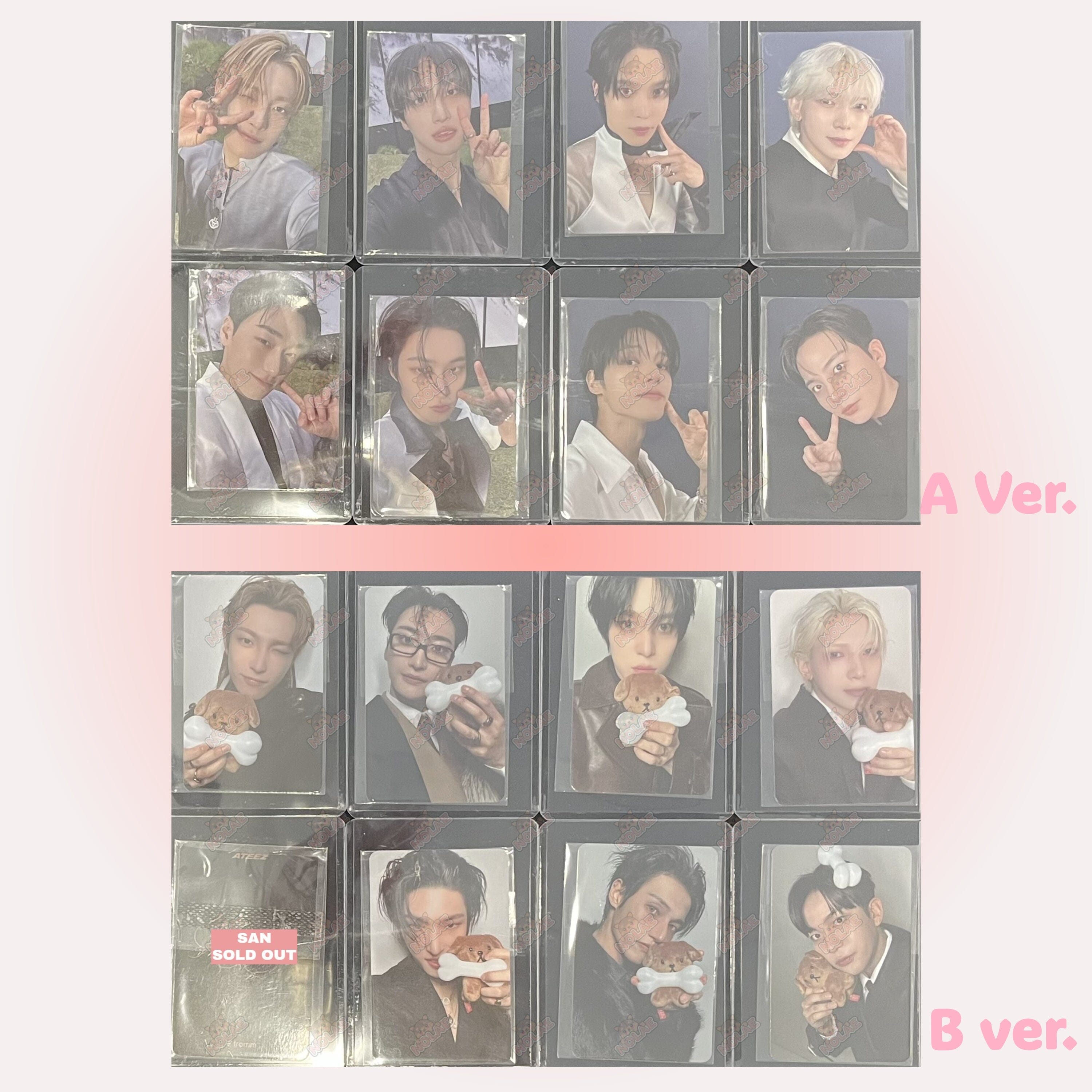 ATEEZ - GOLDEN HOUR : PART 4 - POB FROMM STORE PHOTOCARD Nolae